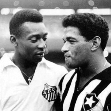 Pelé versus Garrincha, o Duelo dos Gigantes