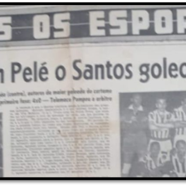 A Maior Goleada da História do Santos!
